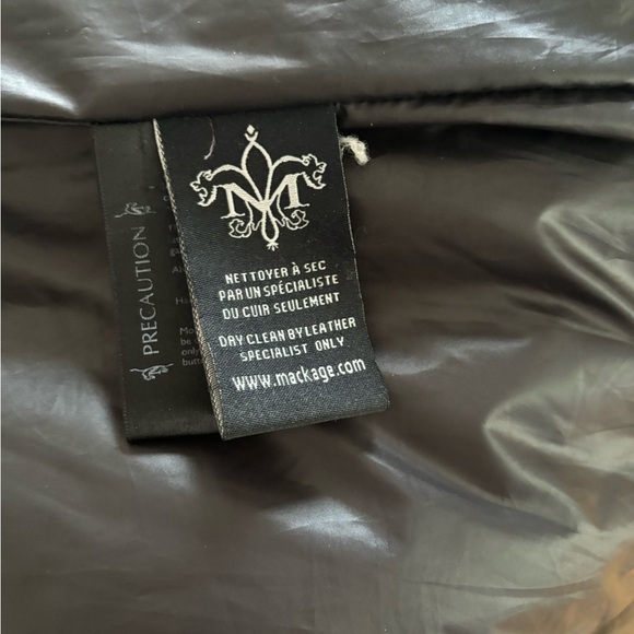 Mackage Puffer Coat in Black size M - Picture 5 of 13